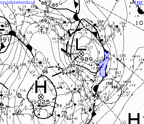 current surface map